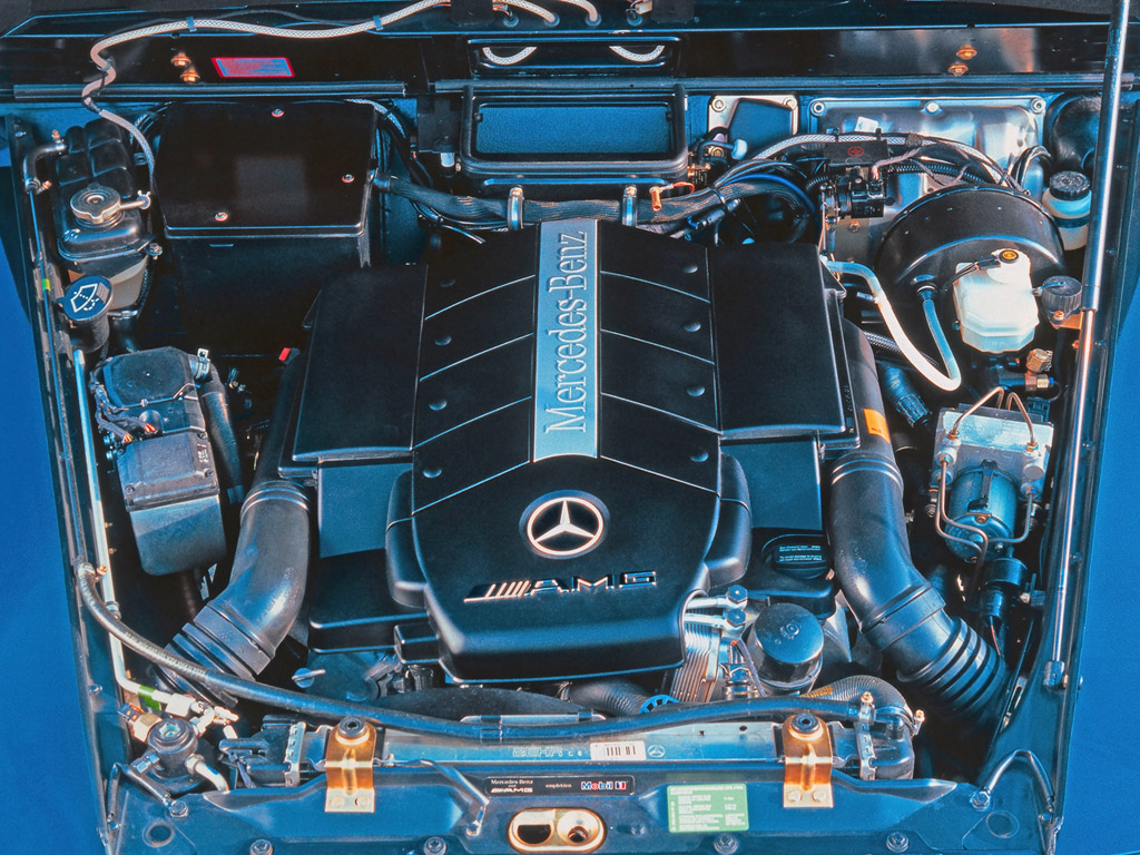 Mercedes Benz G 55 AMG silnik 1024x768 1182 Tapety na